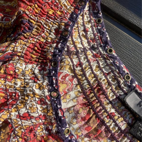 Two Nine West Paisley Tunic Tops M - Picture 8 of 10